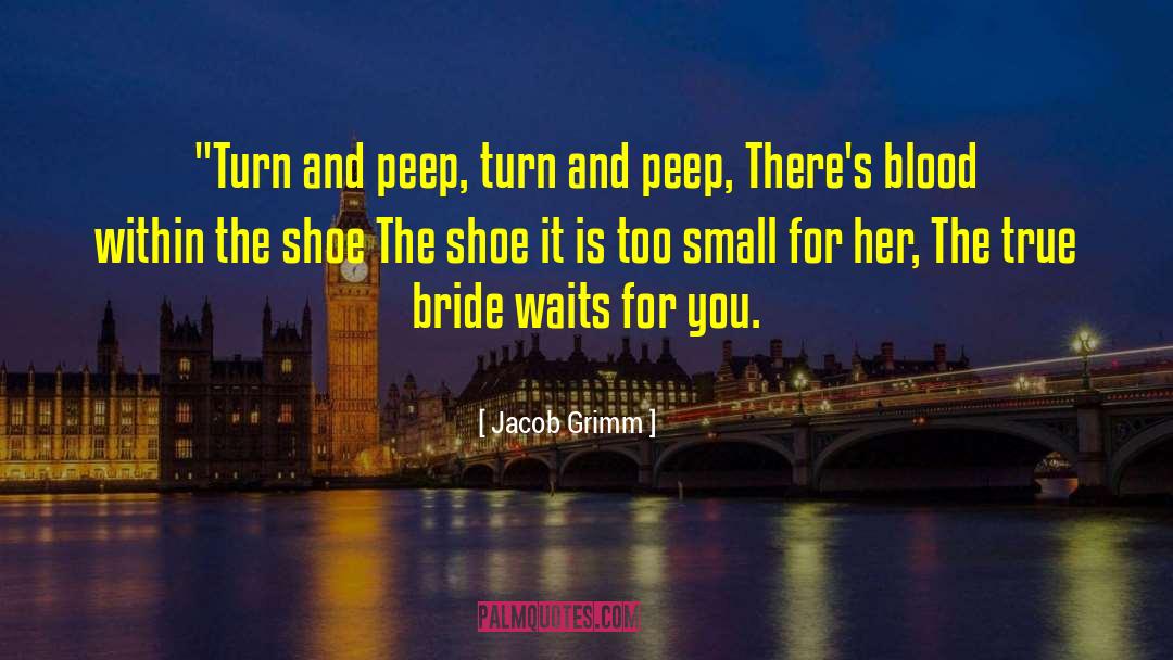 Wildsmith Shoe quotes by Jacob Grimm