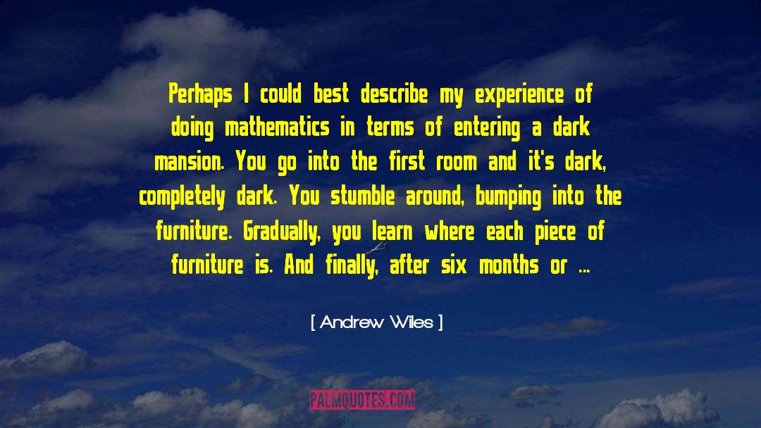 Wiles quotes by Andrew Wiles