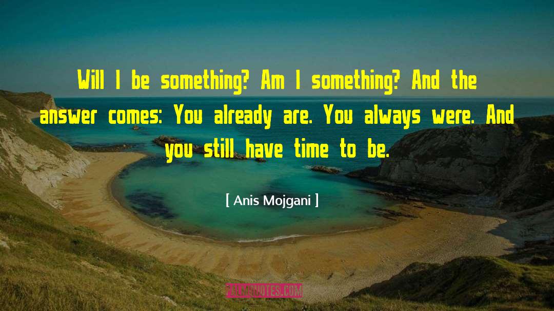 Will I Be Enough quotes by Anis Mojgani