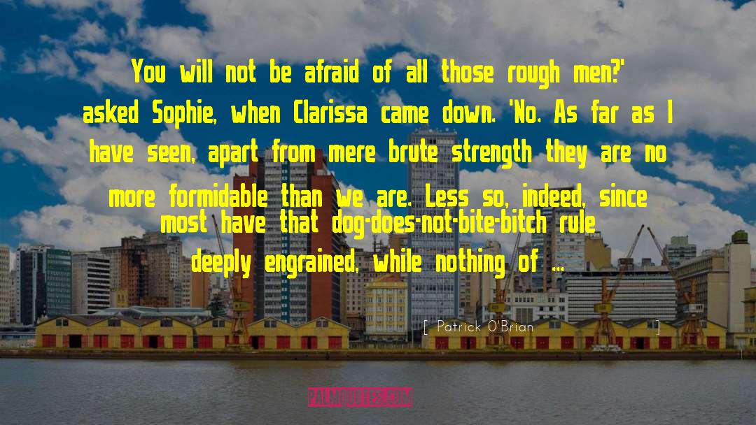 Will Not Be Afraid quotes by Patrick O'Brian