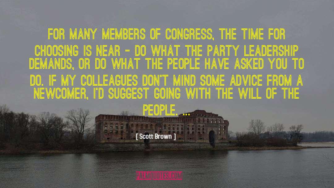 Will Of The People quotes by Scott Brown