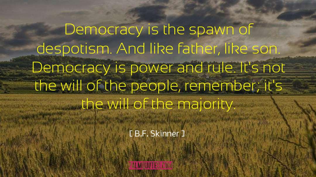 Will Of The People quotes by B.F. Skinner