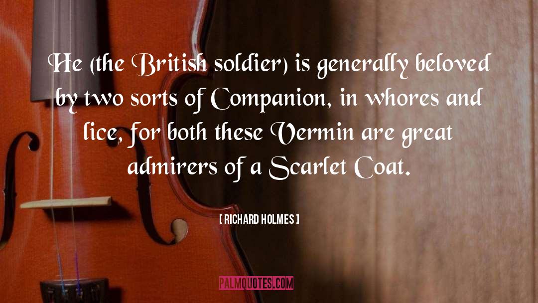 Will Scarlet quotes by Richard Holmes