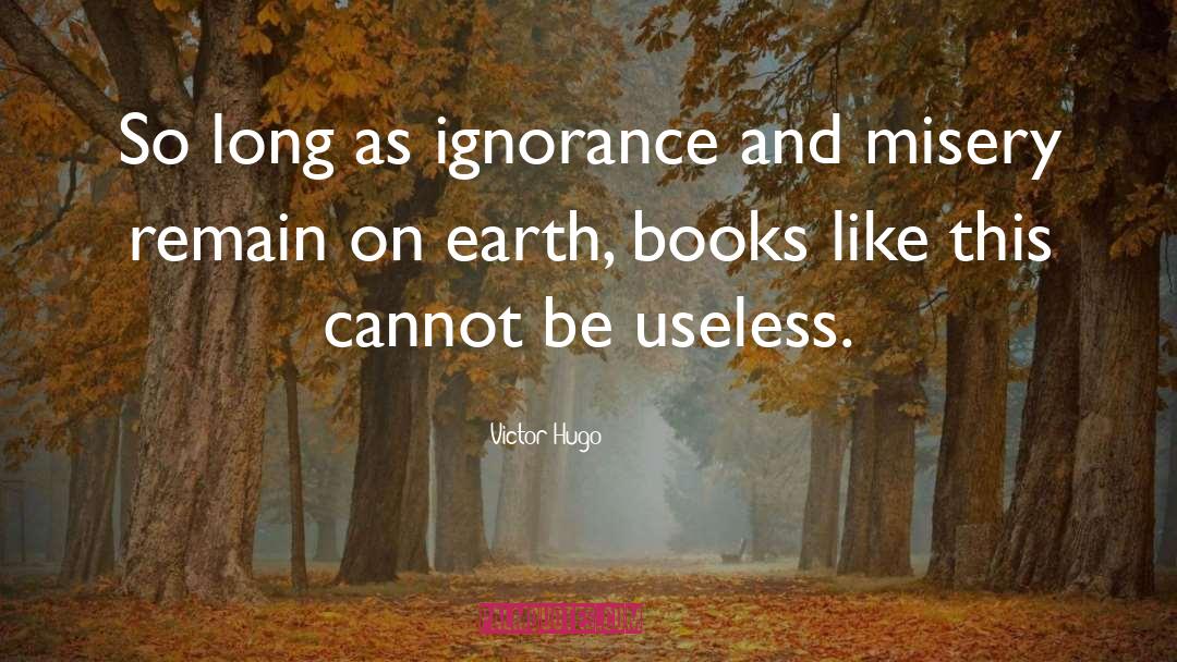 Willful Ignorance quotes by Victor Hugo