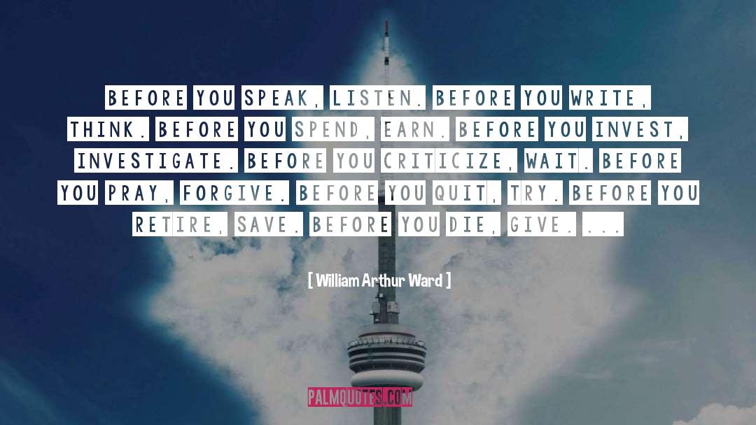William Arthur Ward quotes by William Arthur Ward