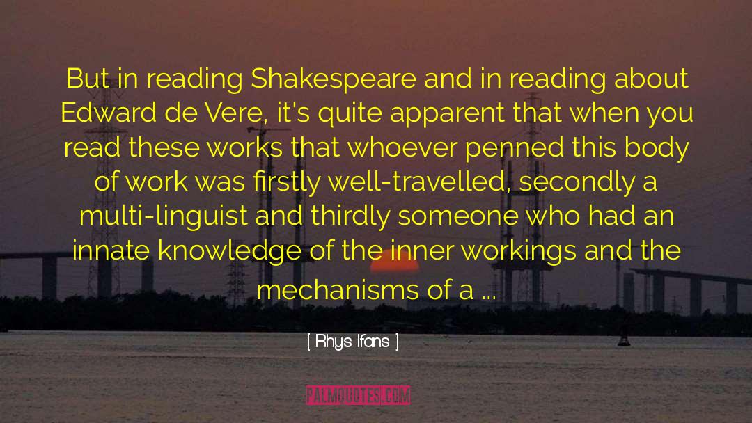 William De Worde quotes by Rhys Ifans