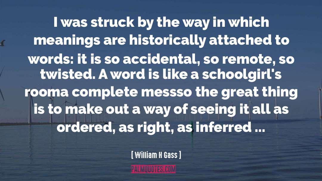 William H Gass quotes by William H Gass