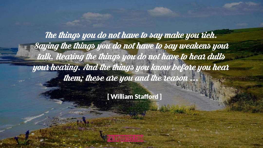 William Stafford quotes by William Stafford