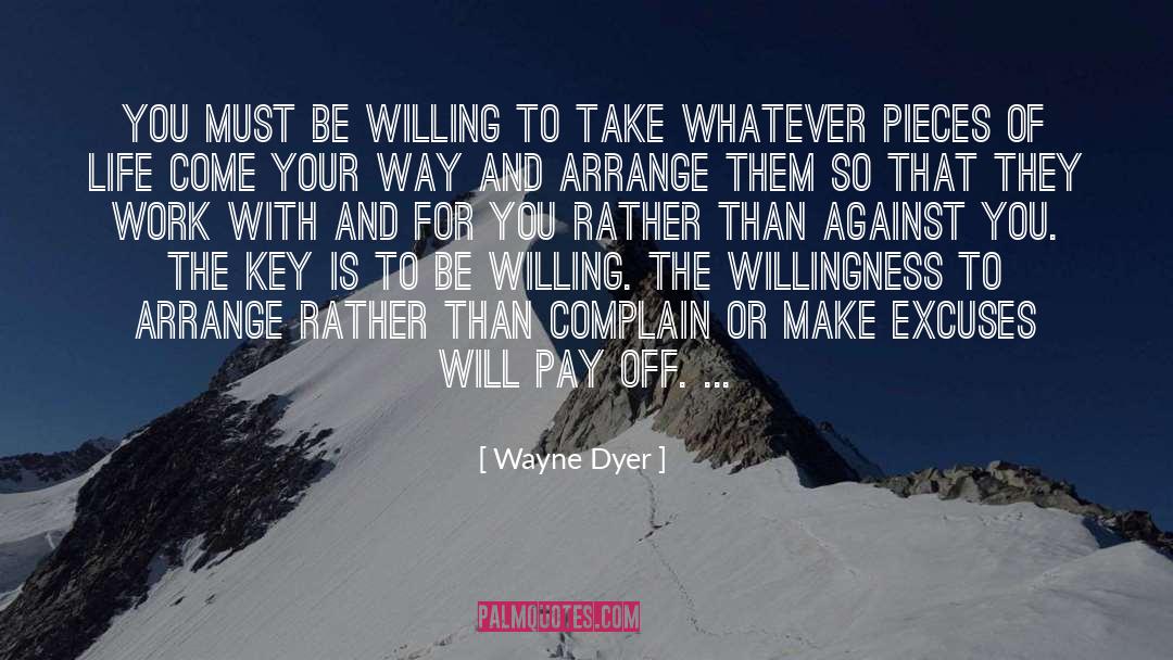 Willingness quotes by Wayne Dyer