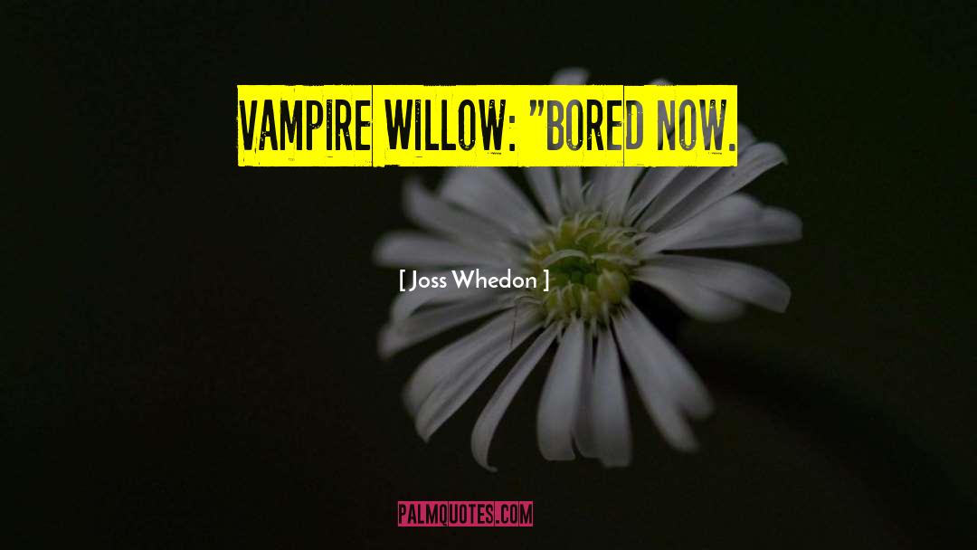 Willow quotes by Joss Whedon