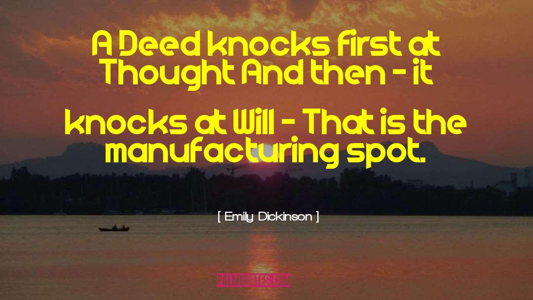 Wiltgen Manufacturing quotes by Emily Dickinson