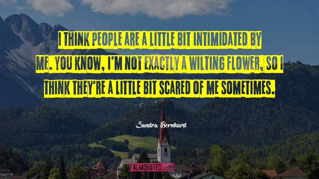 Wilting quotes by Sandra Bernhard
