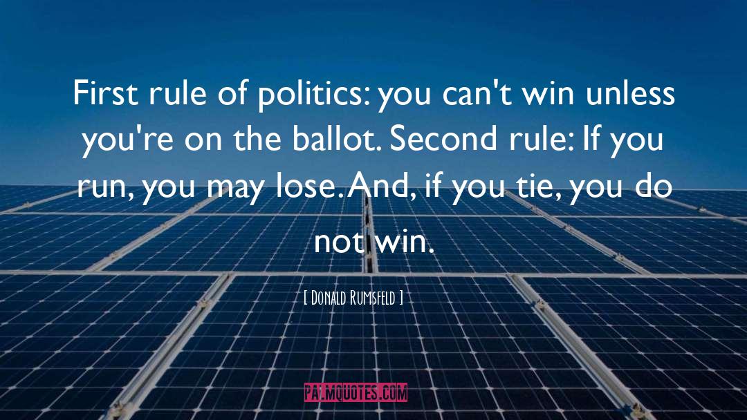 Win Lose quotes by Donald Rumsfeld