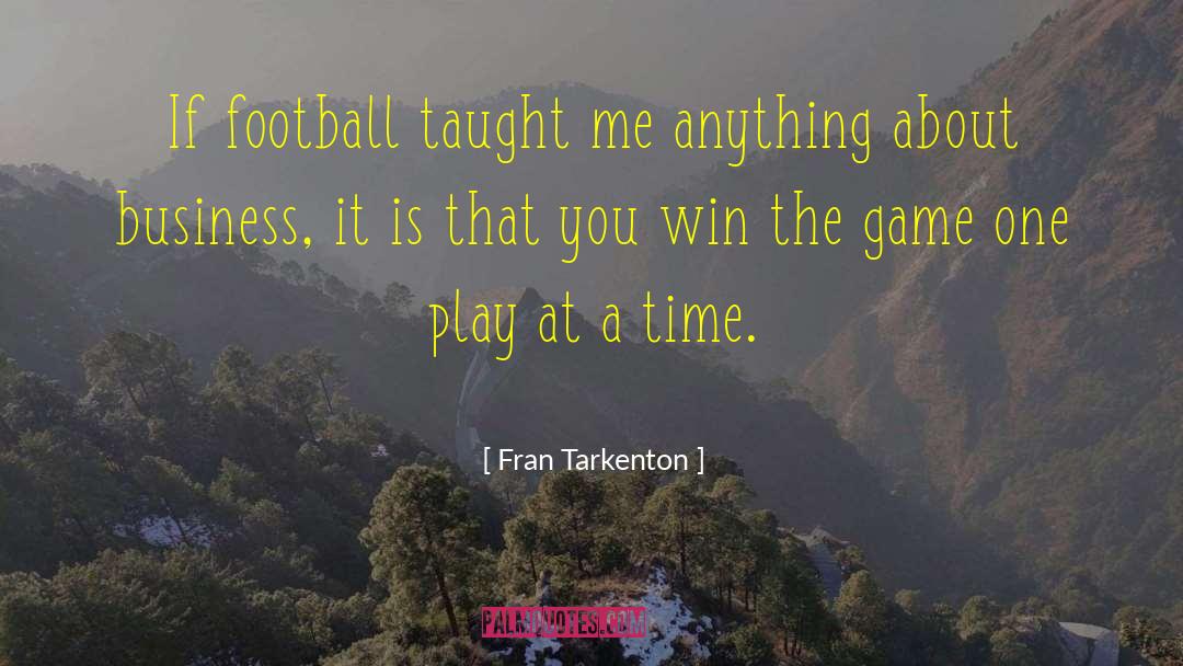 Win The Game quotes by Fran Tarkenton