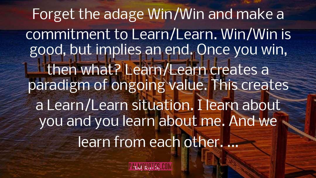 Win Win quotes by Ted Rubin