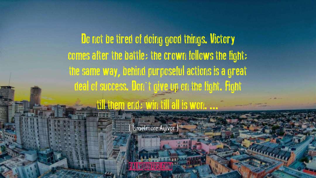 Win Win quotes by Israelmore Ayivor