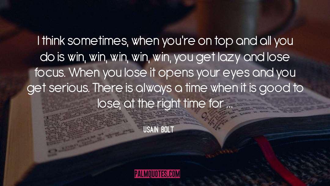 Win Win Win quotes by Usain Bolt