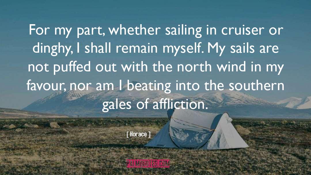 Wind Adjust Sails Quote quotes by Horace