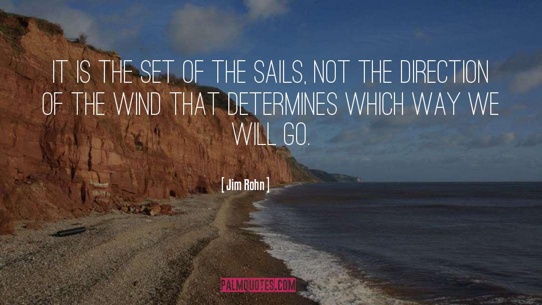 Wind Adjust Sails Quote quotes by Jim Rohn