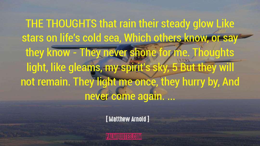 Wind And Rain quotes by Matthew Arnold