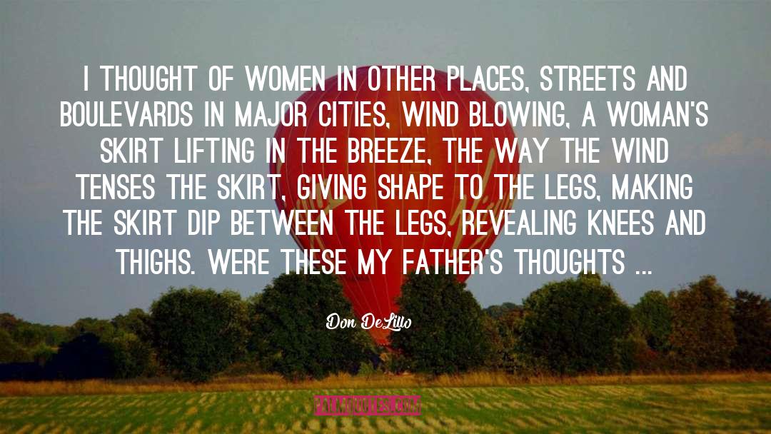 Wind Blowing quotes by Don DeLillo