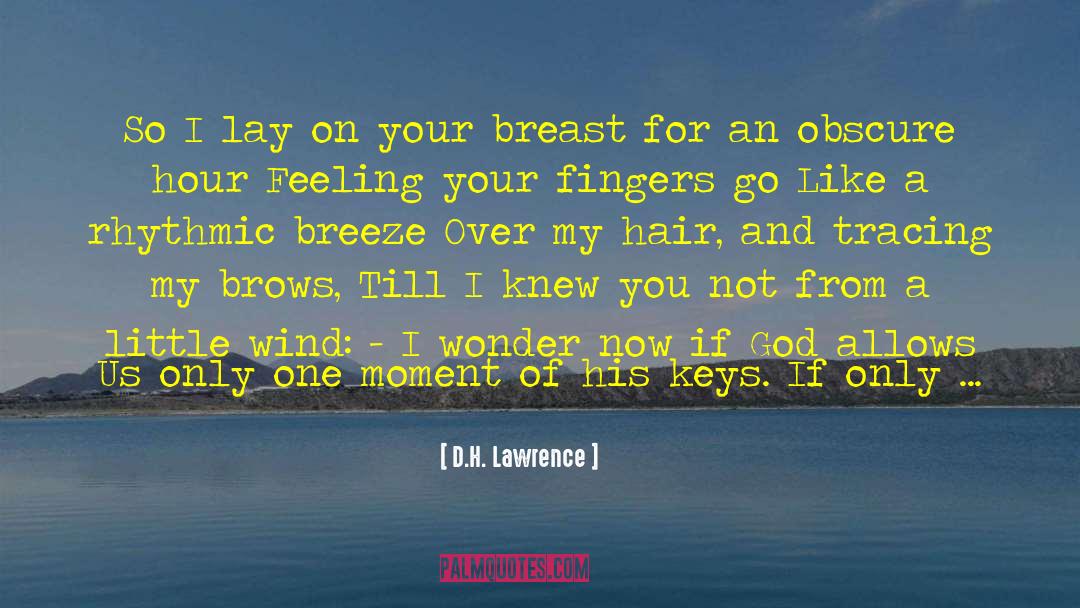 Wind Blowing quotes by D.H. Lawrence