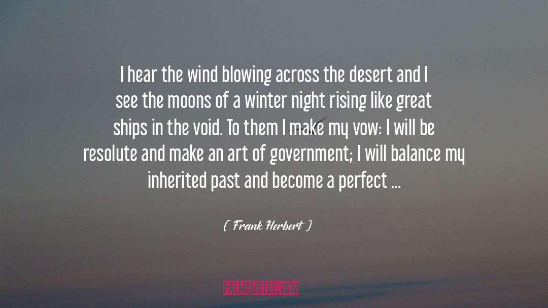 Wind Blowing quotes by Frank Herbert