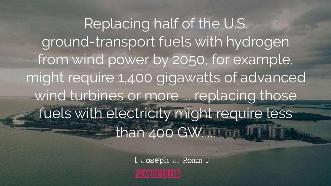 Wind Power quotes by Joseph J. Romm
