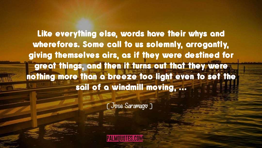 Windmill quotes by Jose Saramago