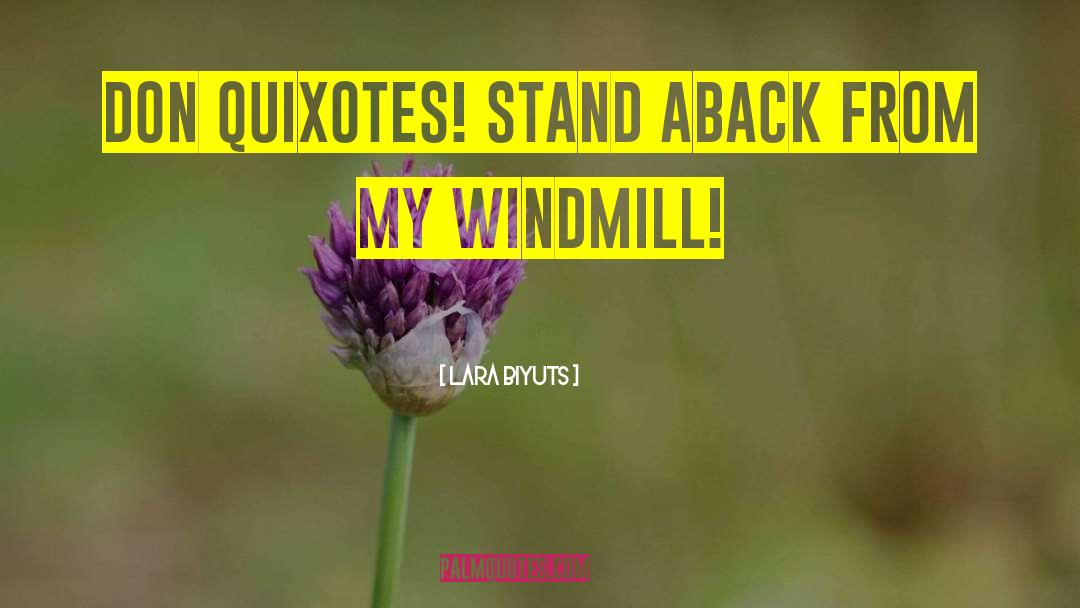 Windmills quotes by Lara Biyuts