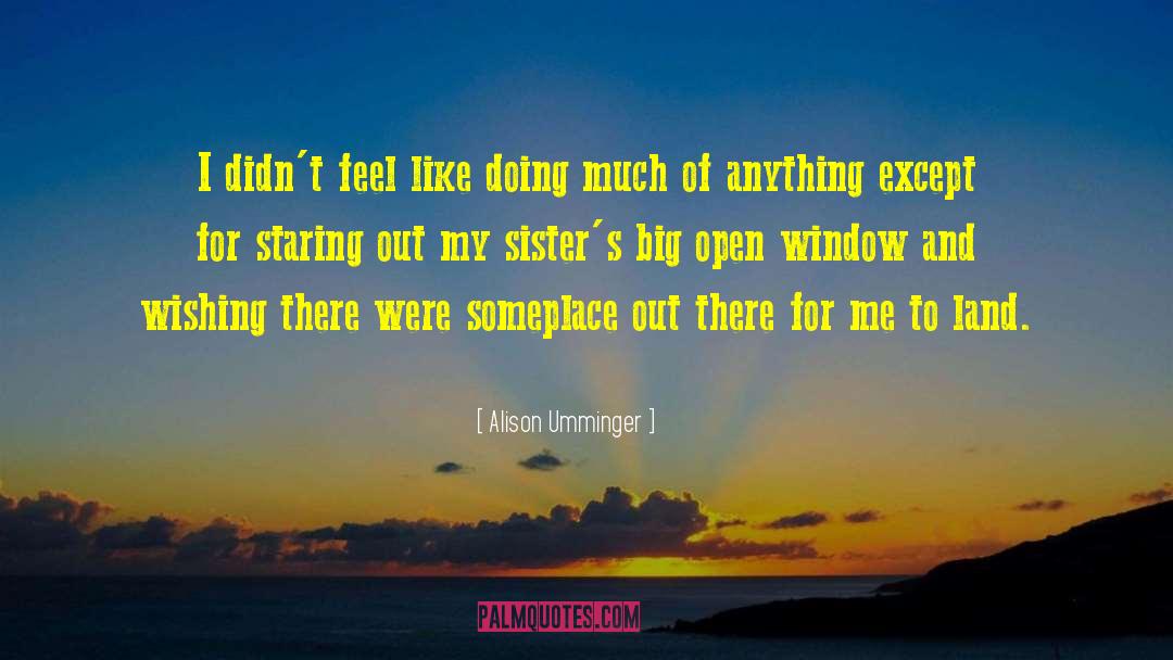 Window Panes quotes by Alison Umminger
