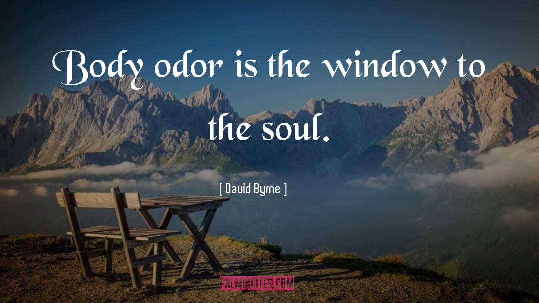 Window To The Soul quotes by David Byrne