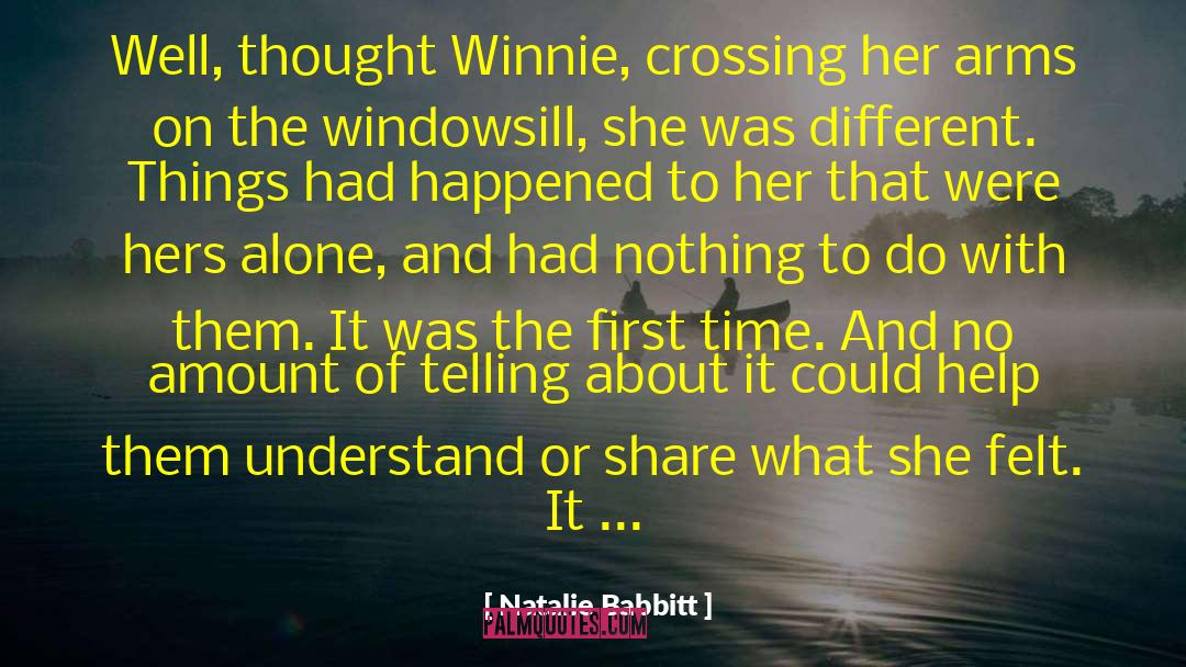 Windowsill quotes by Natalie Babbitt
