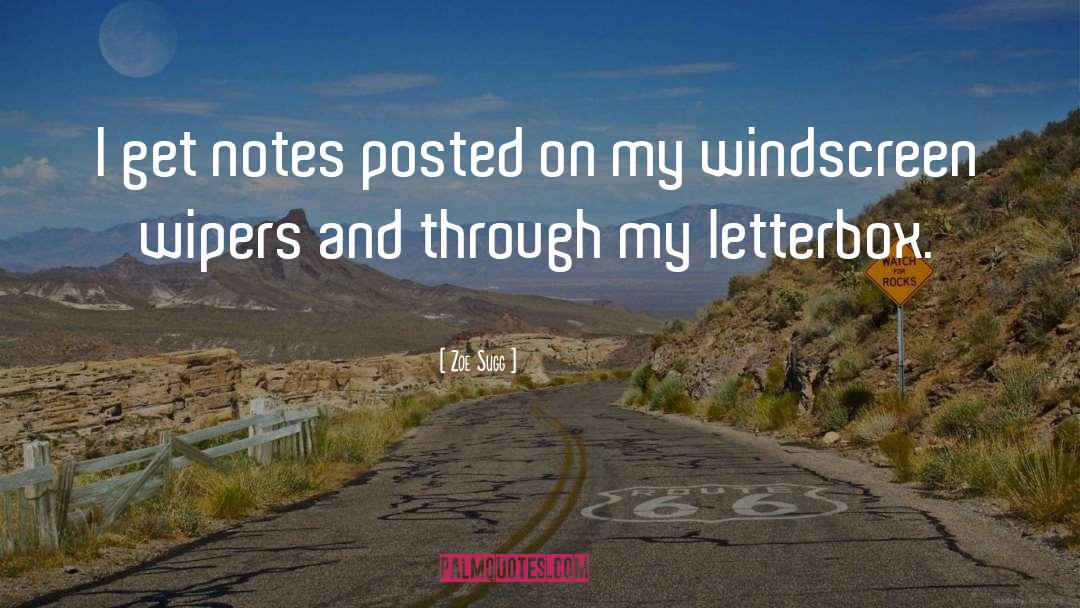 Windscreen quotes by Zoe Sugg