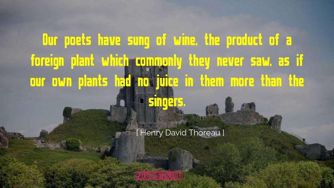 Wine Cellar quotes by Henry David Thoreau