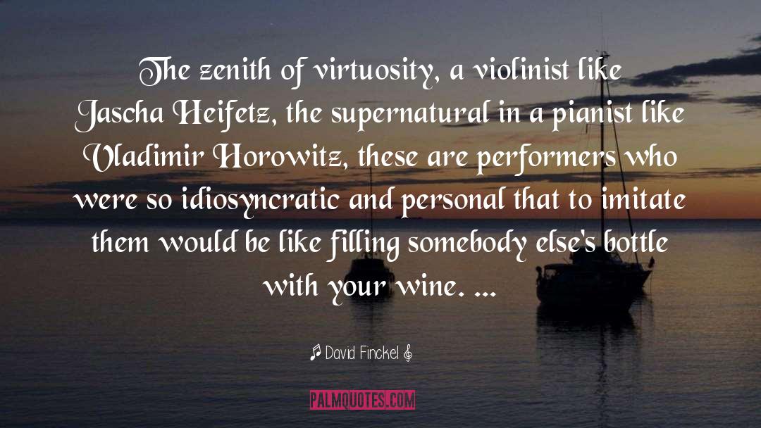 Wine Glass quotes by David Finckel