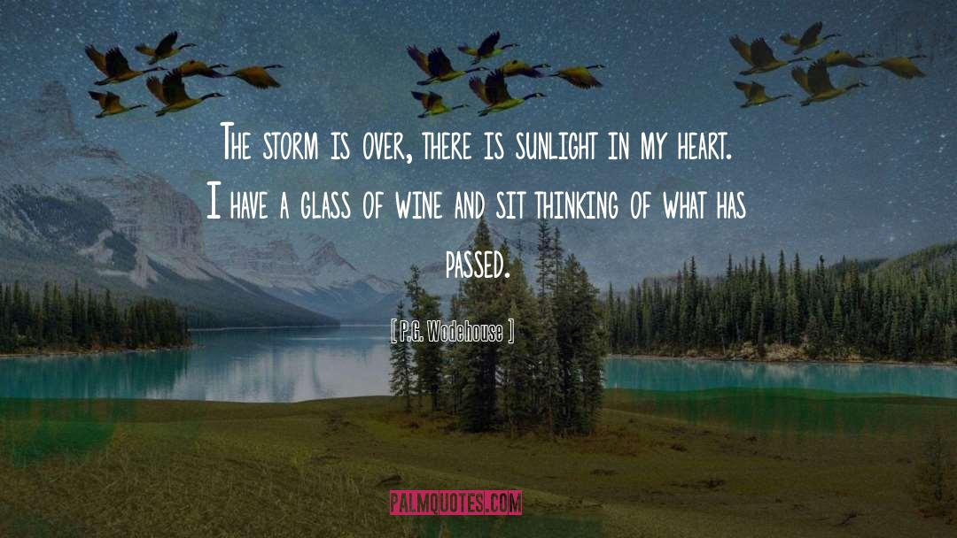 Wine Glass quotes by P.G. Wodehouse