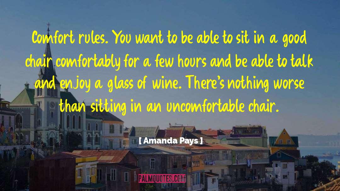 Wine Glass quotes by Amanda Pays