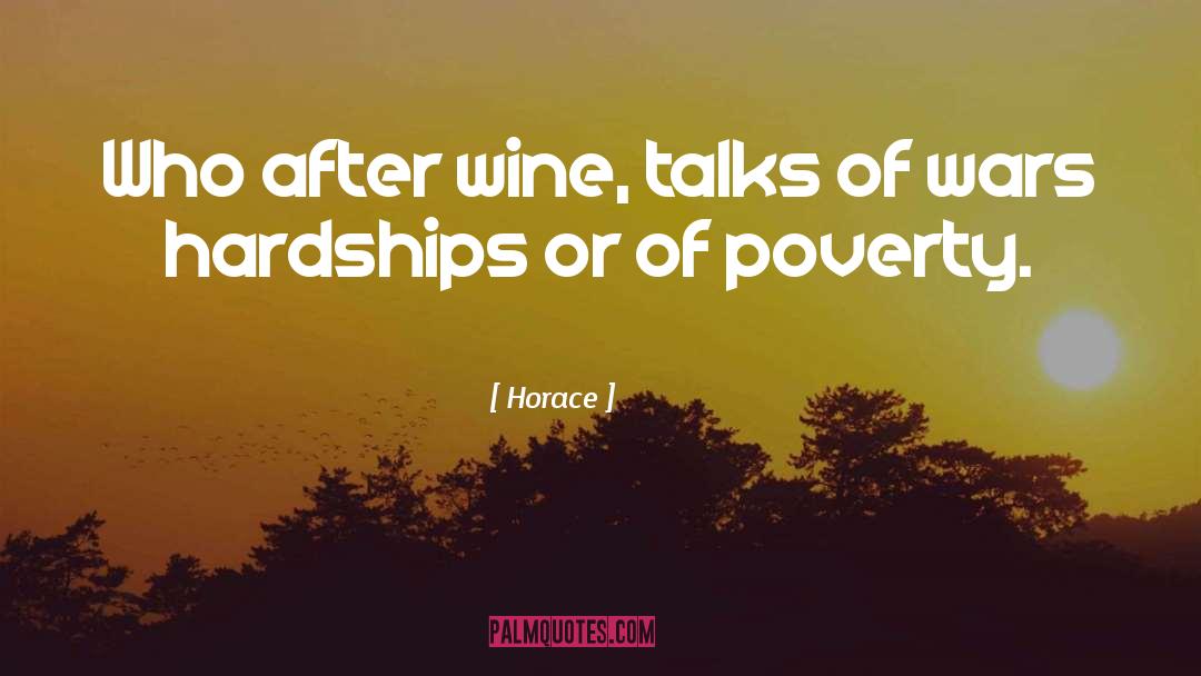 Wine God quotes by Horace