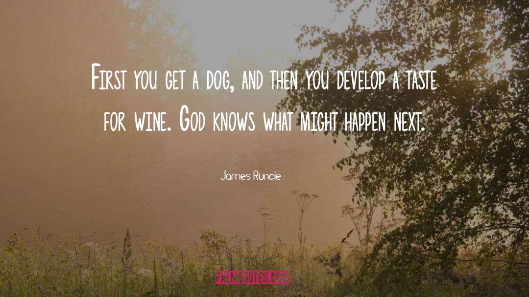 Wine God quotes by James Runcie
