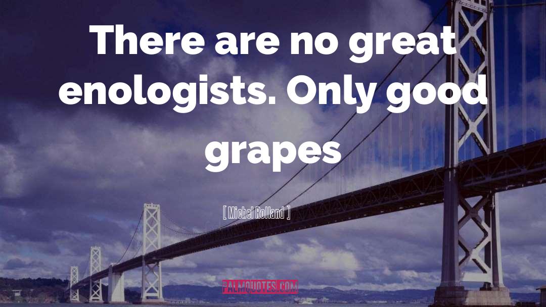 Wine Grapes Humor quotes by Michel Rolland