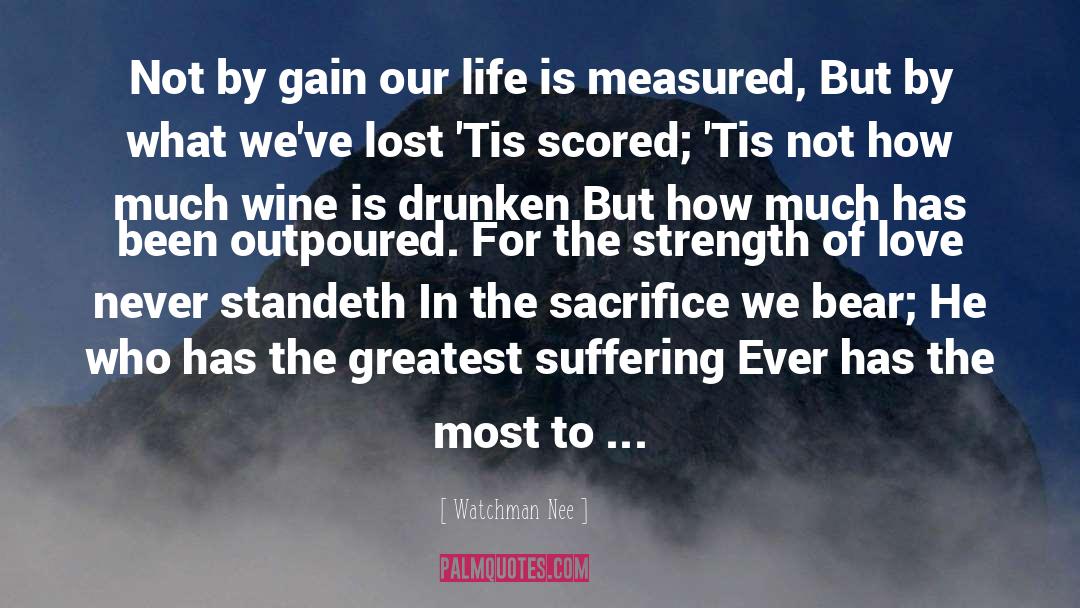Wine Tasting quotes by Watchman Nee