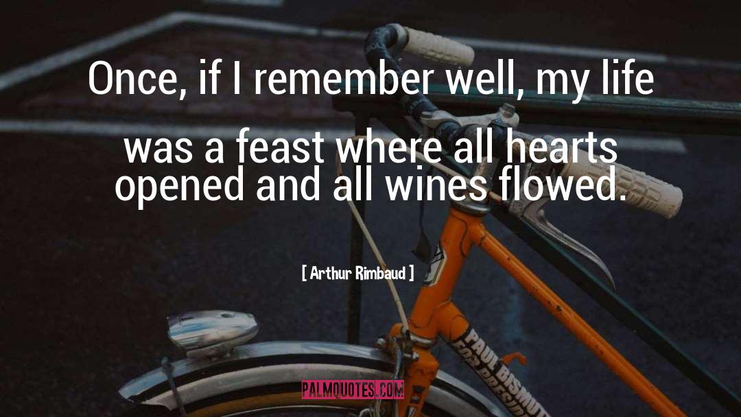 Wines quotes by Arthur Rimbaud