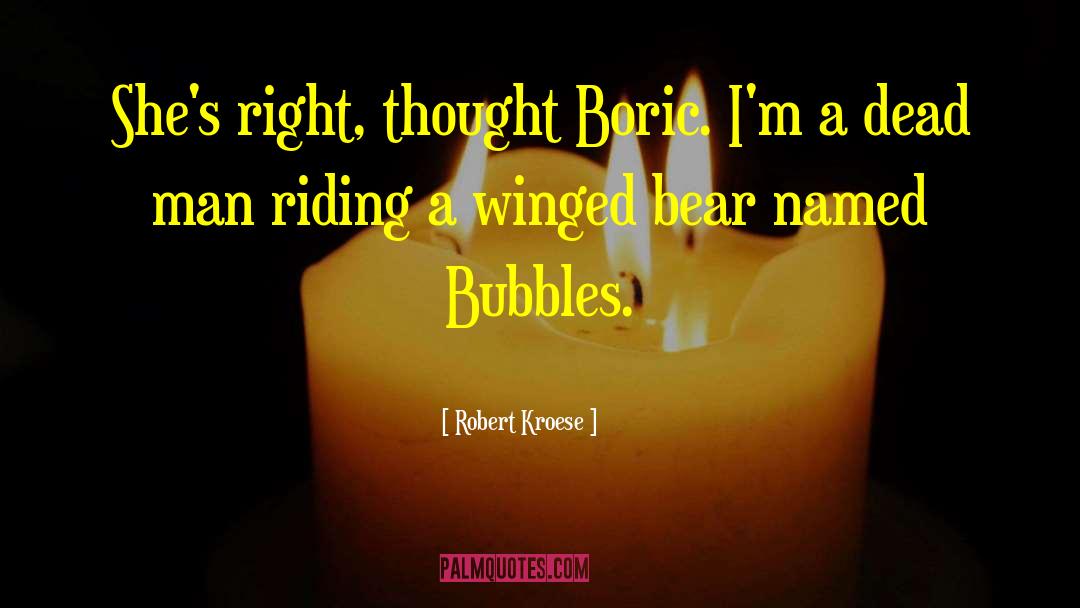 Winged Bear quotes by Robert Kroese