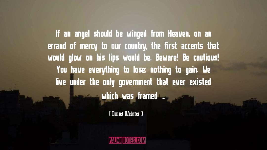 Winged quotes by Daniel Webster