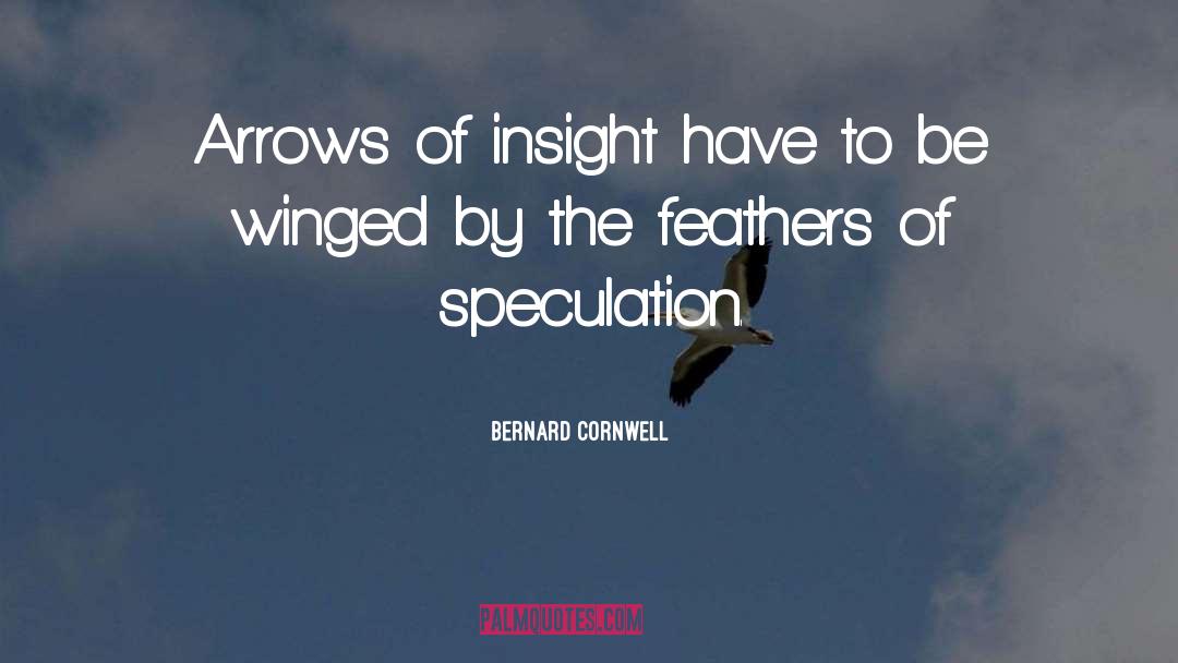 Winged quotes by Bernard Cornwell