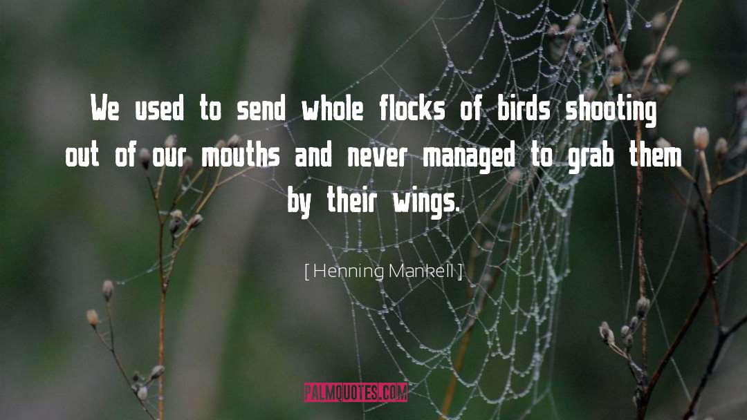 Wings Acknoledgements quotes by Henning Mankell
