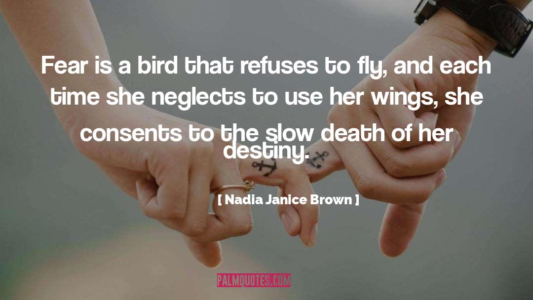 Wings Acknoledgements quotes by Nadia Janice Brown