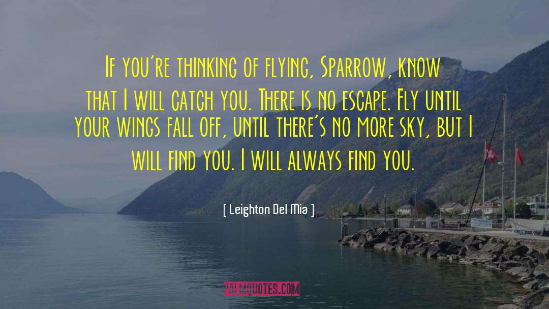Wings Of Imagination quotes by Leighton Del Mia