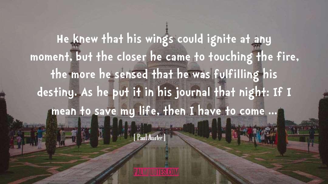Wings quotes by Paul Auster